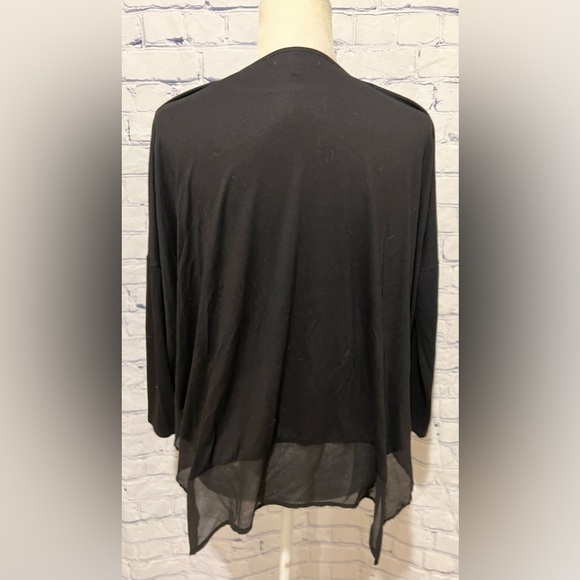 Ya Los Angeles Black top With Sheer Bottom size small - Picture 3 of 5